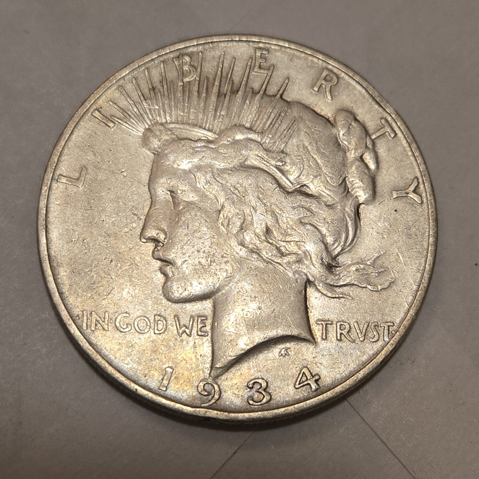 1934 D DDO Silver Peace Dollar