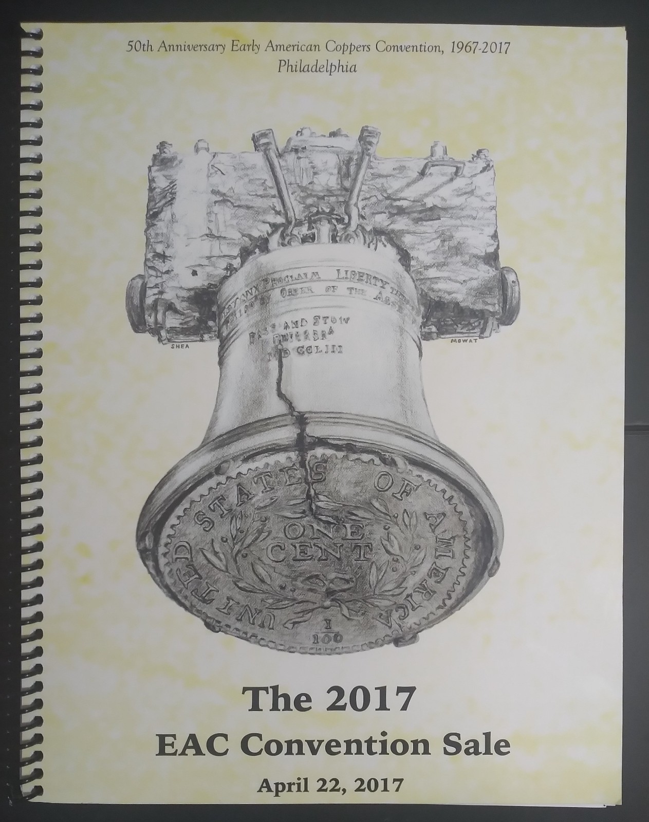2017 EAC Convention Sale Catalog Philadelphia, PA - Early American Coppers 50th