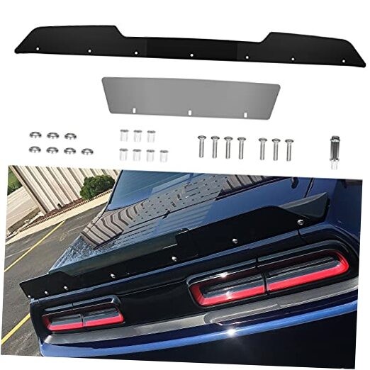 Rear Wickerbill Spoiler for Dodge Challenger SRT RT SXT 2008-2014 Hellcat Scat