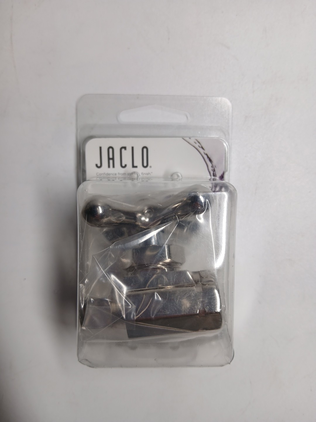Jaclo 590X-PN 3/8" IPS x 3/8" OD Straight Valve, Polished Nickel