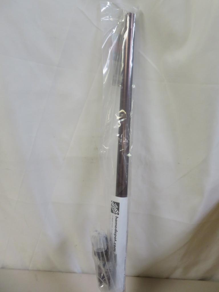 Rod Desyne 28 in. to 48 in. W Bronze Adjustable Closet Rod and Socket Set