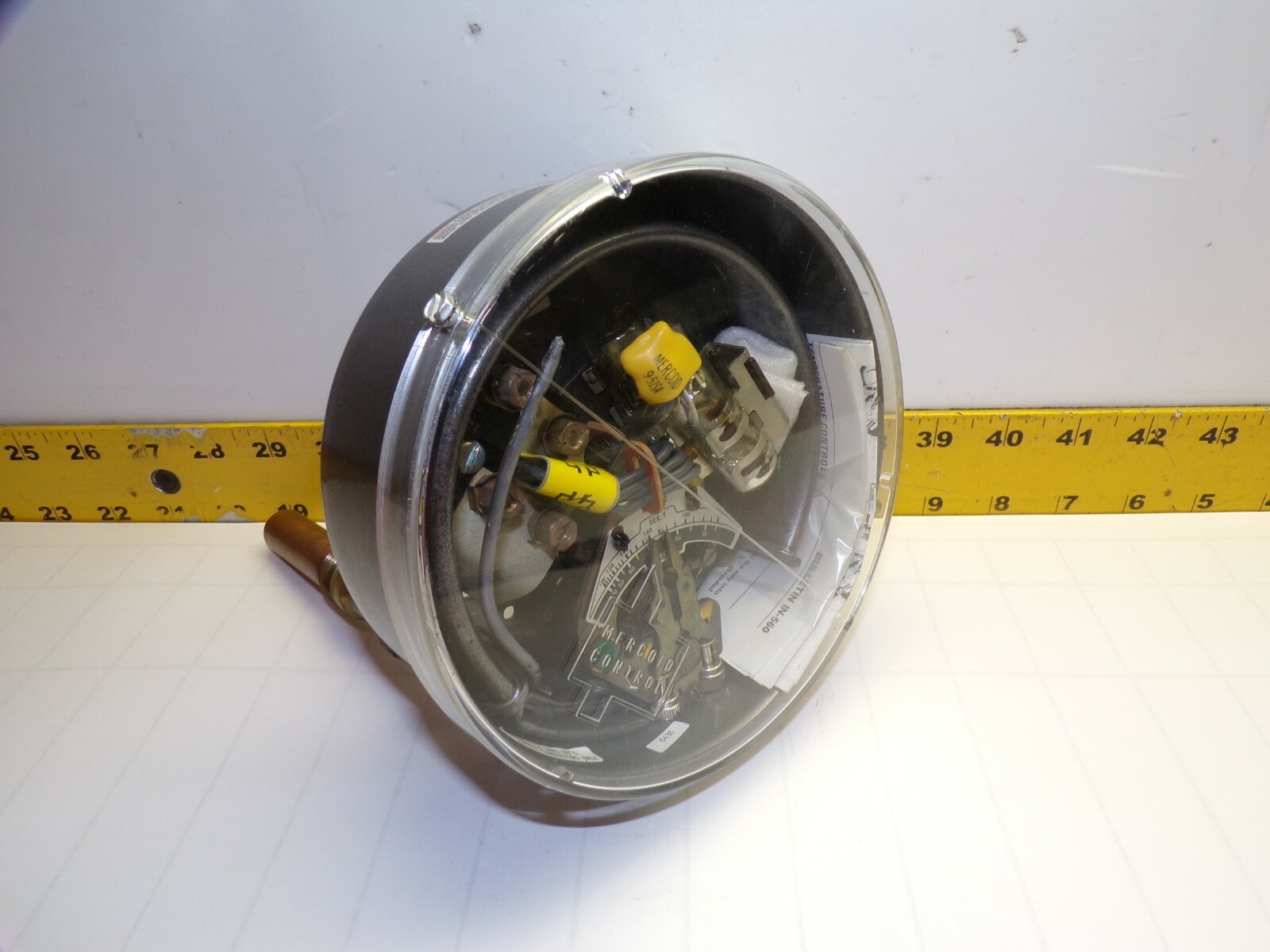 NEW MERCOID 5/10 AMP 120/240 VAC/VDC PRESSURE SWITCH 100° -  200°F  DA-37-156-5