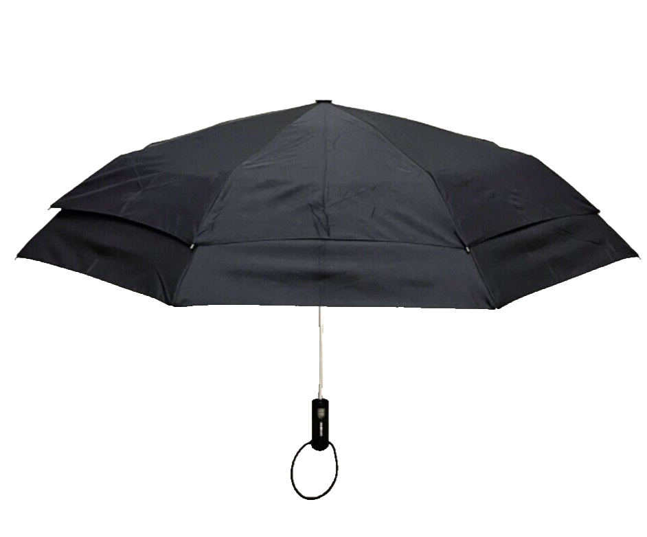 Samsonite Auto Open Vented Wind Resistant Compact Umbrella Black