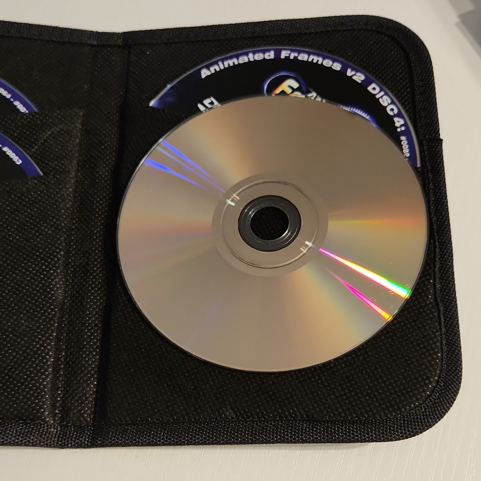 Digital Juice Animated Frames V2 DVD Set Disc 1-4 w/ Zipper Case