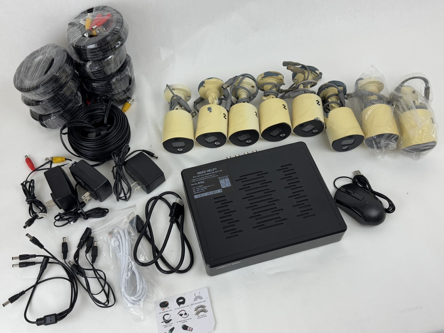 Night Owl 8-Ch 8x Spotlight Cameras Indoor/Outdoor Wired 1080p 1TB HDD DVR U