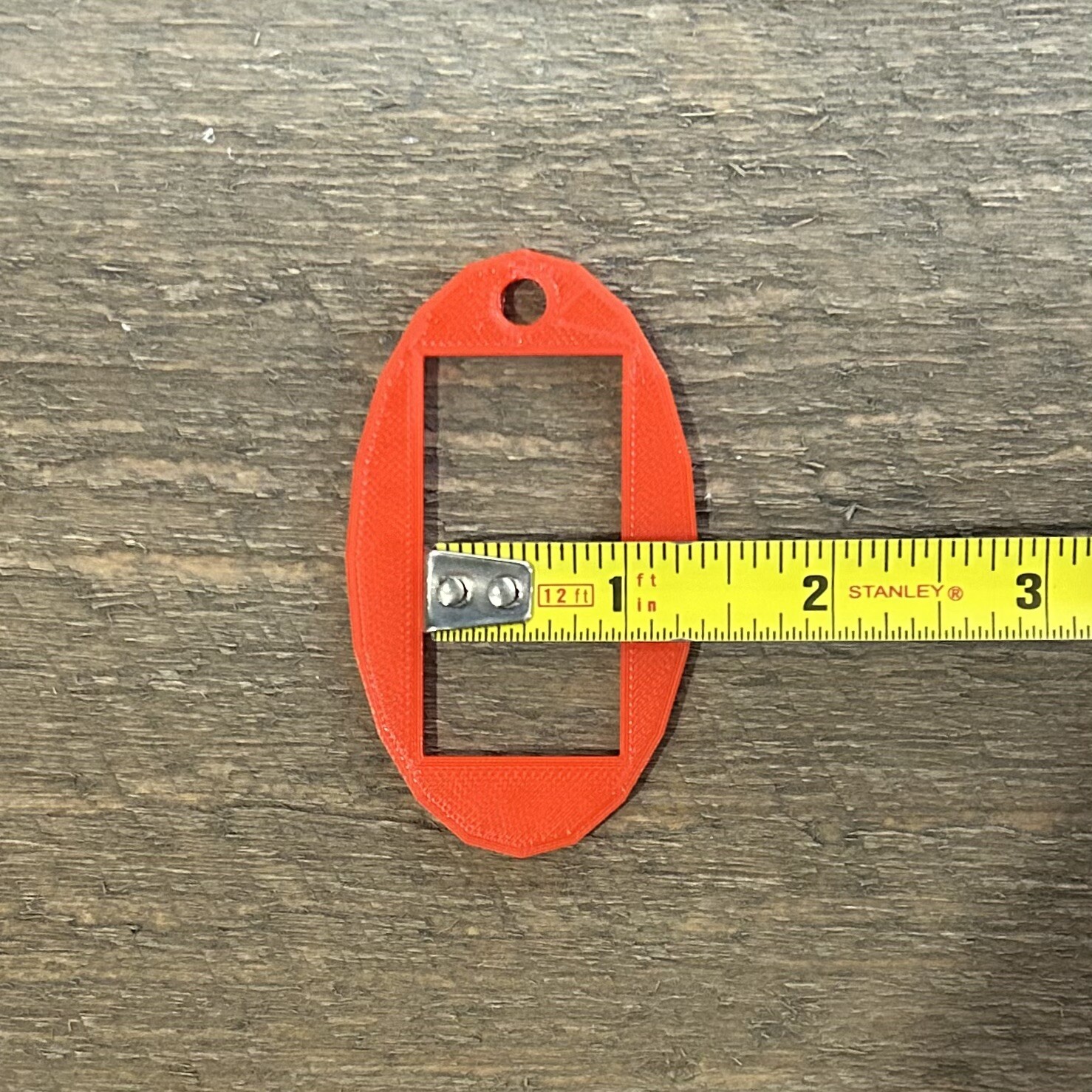 NEW 1" Clam Gauge / QUAHOG Shellfish / Fishing Clamming / 1 Inch Gauge / Red