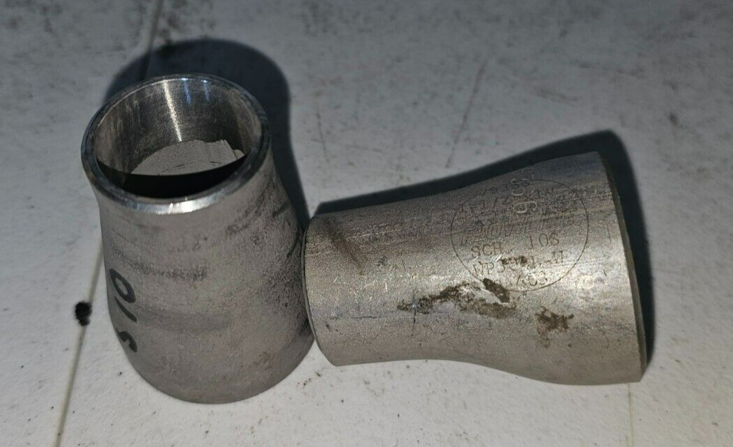 1.5" x 1" Schedule 10 Flowline Concentric Reducers 304L Stainless Pipe Fitting