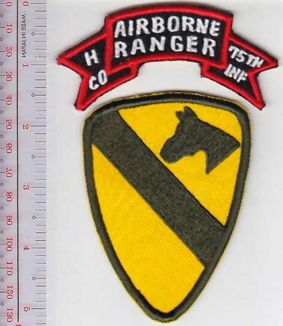 US Army Ranger Vietnam 1st Air Cavalry Division H Company 75th Infantr NO TARIFF