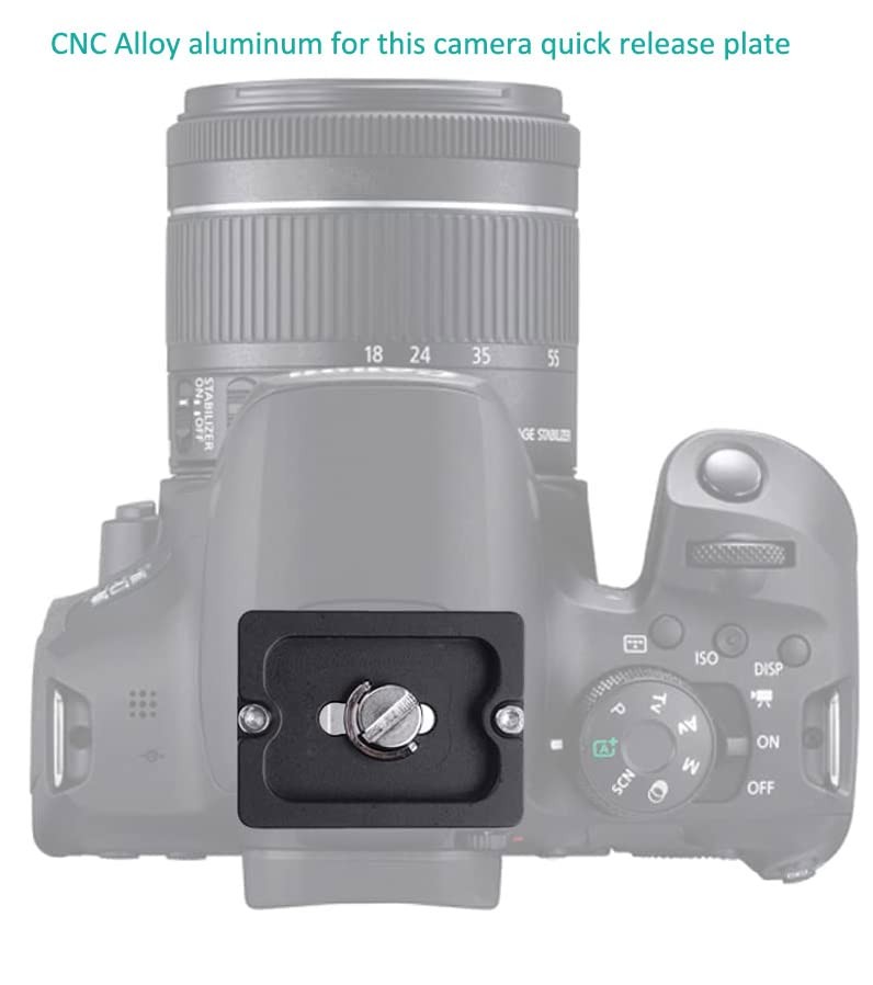 Camera Quick Release Plate PU50 2 PCS Tiny Universal for Arca Swiss Clamp