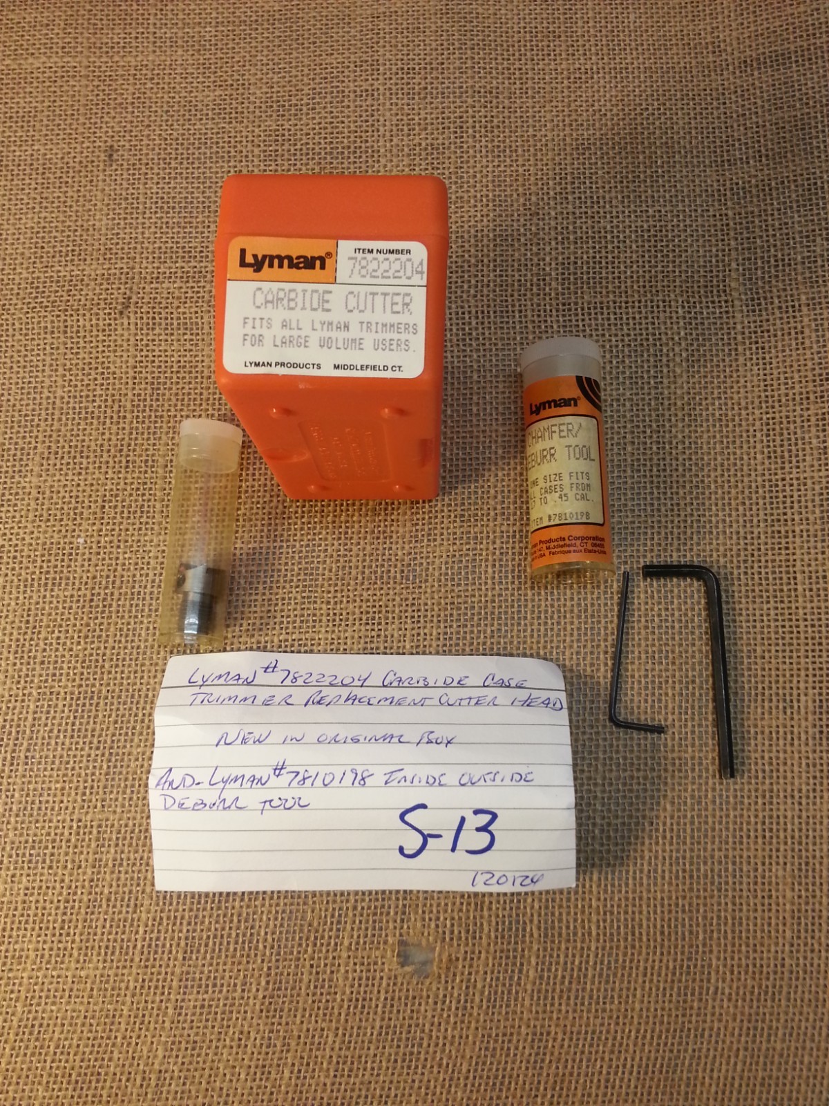 Lyman #7822204 Carbide Case Trimmer Replacement Cutter