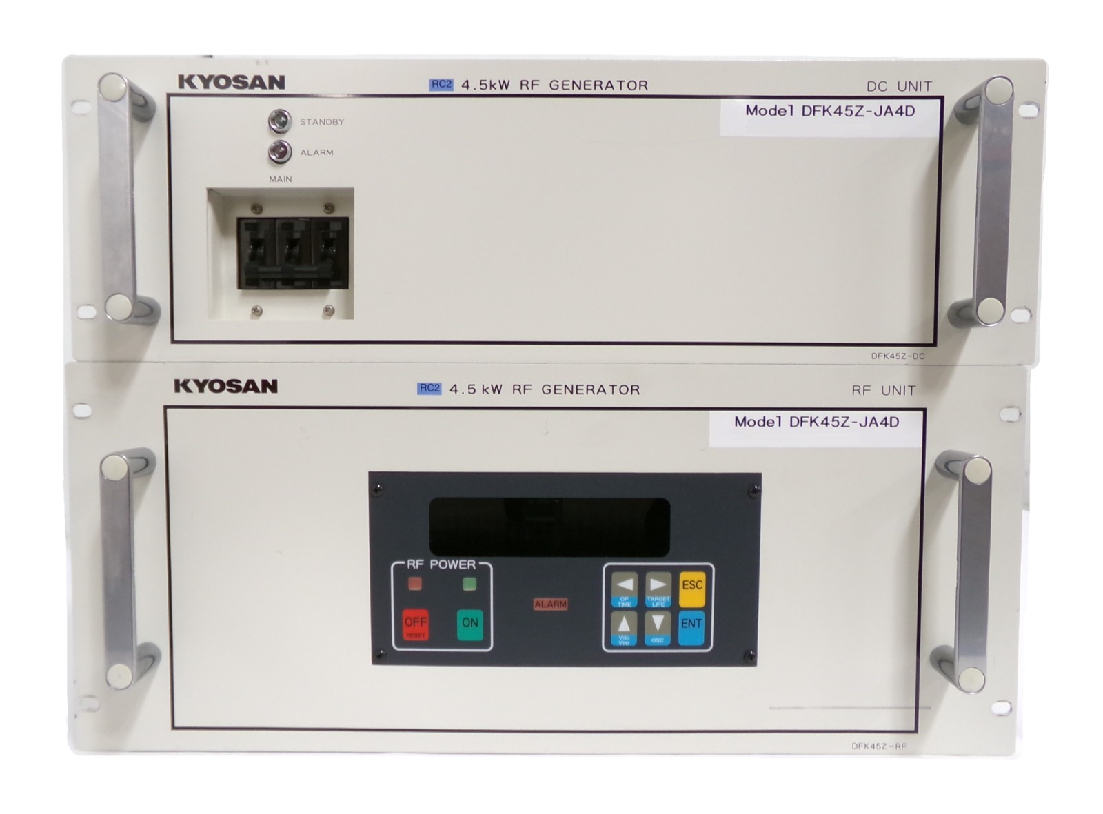 Kyosan DFK45Z-JA4D 4.5kW RF Generator Set with DC Unit and RF Unit Refurbished