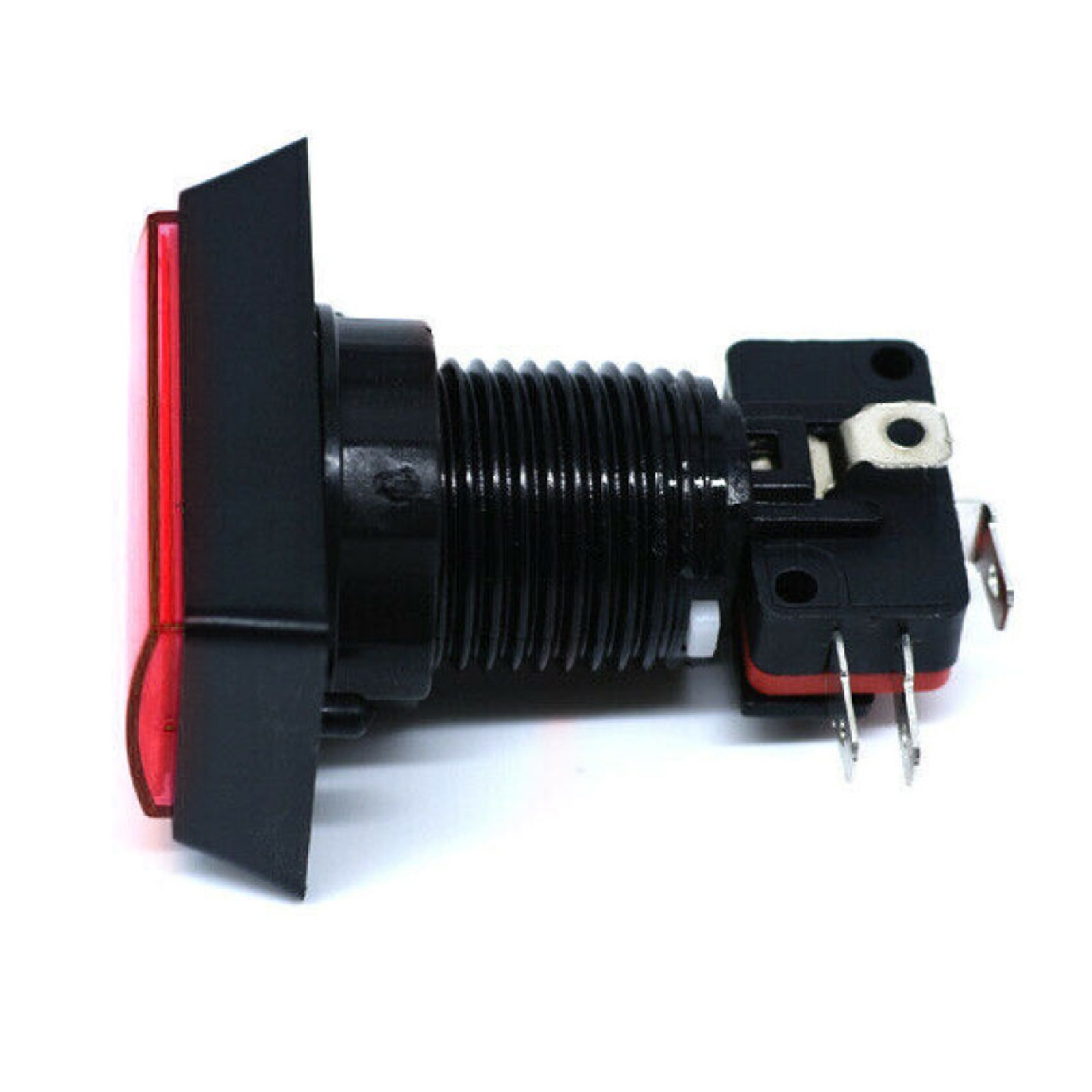 30*50mm Arcade Square Rectangle Buttons LED Push Illumilated W/ Microswitch y
