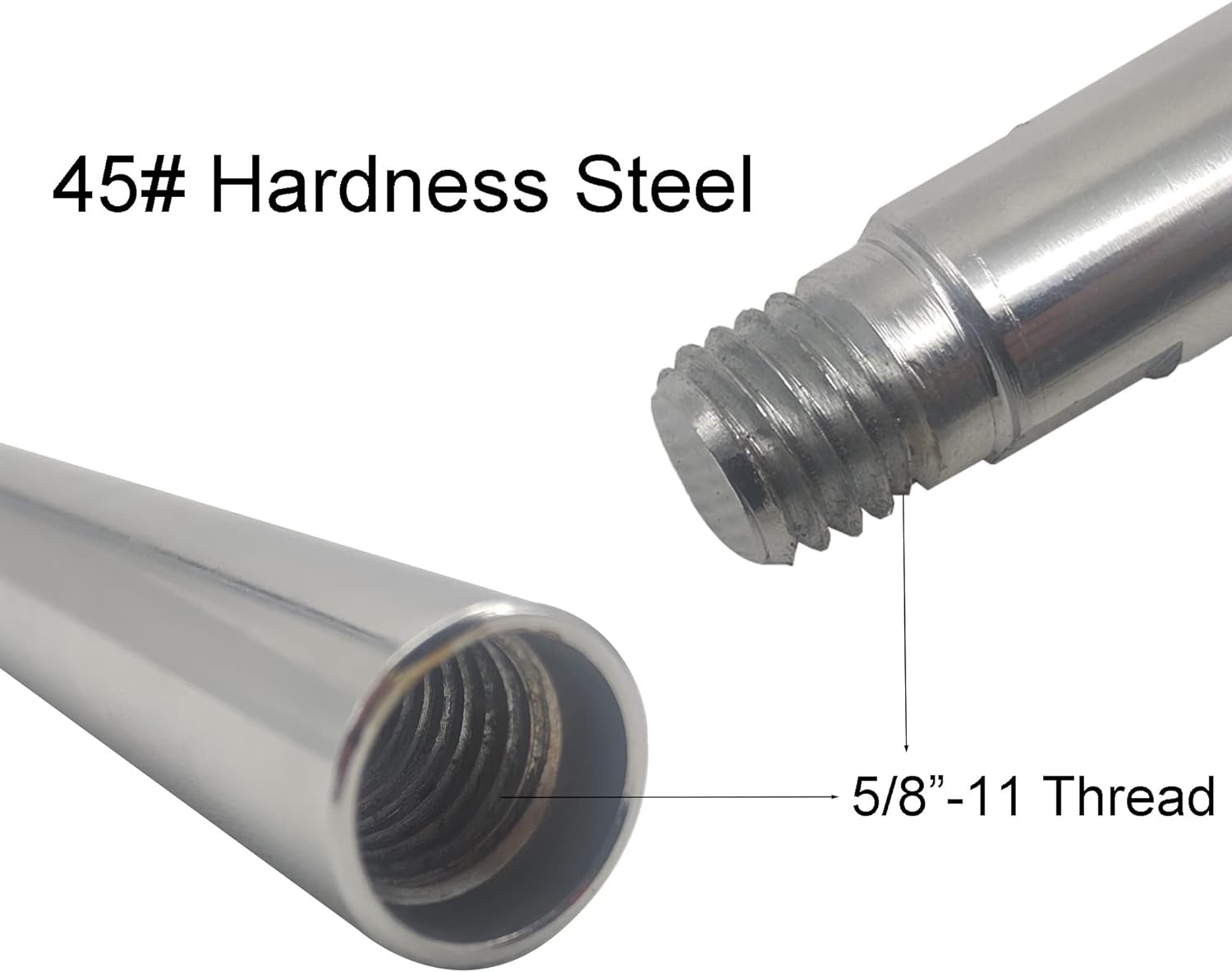 5/8"-11 Angle Grinder Extension Shaft Connecting Rod with Grinder Adjustable Spa