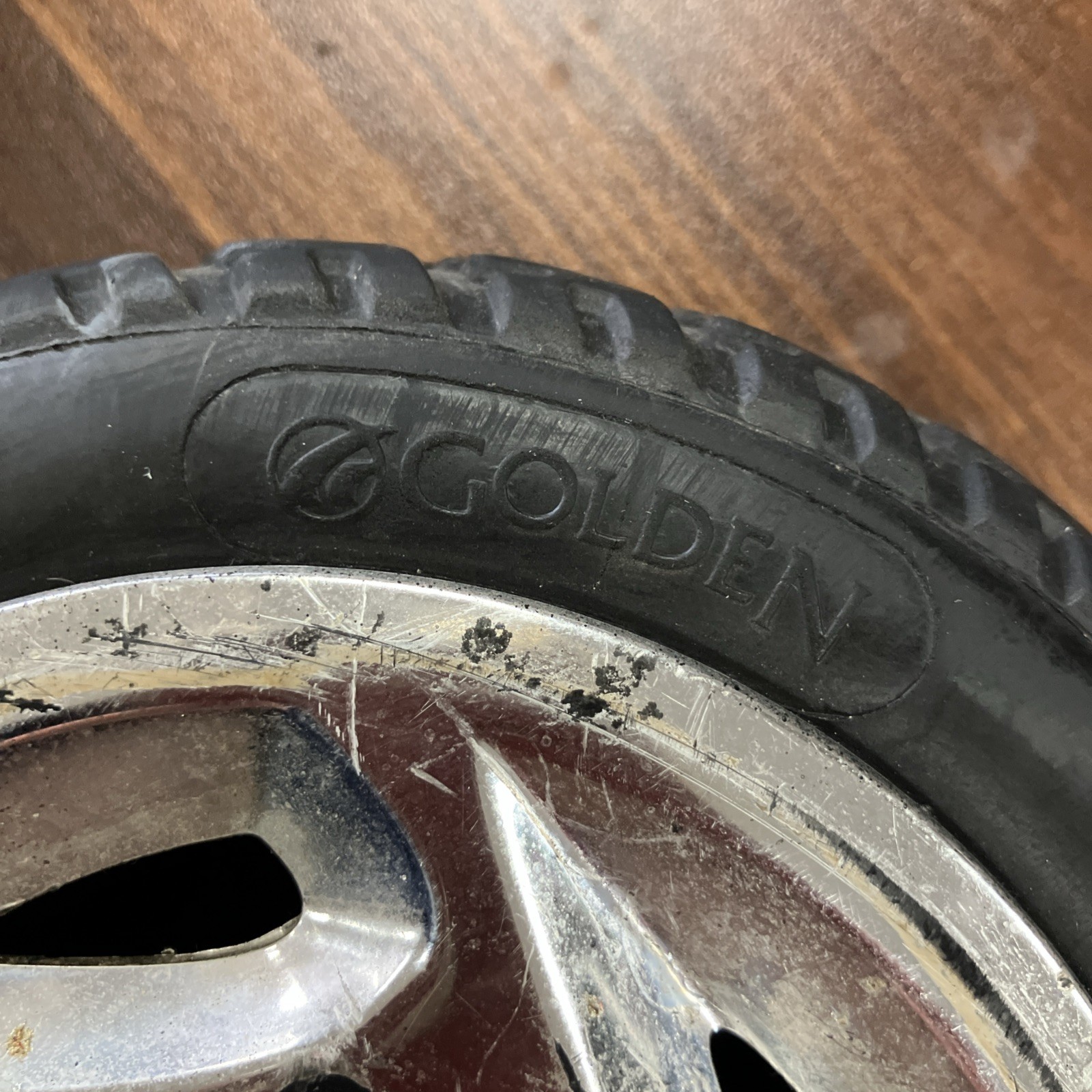 Golden Technologies Mobility Scooter Front Wheel 195 X 50 Good Tread