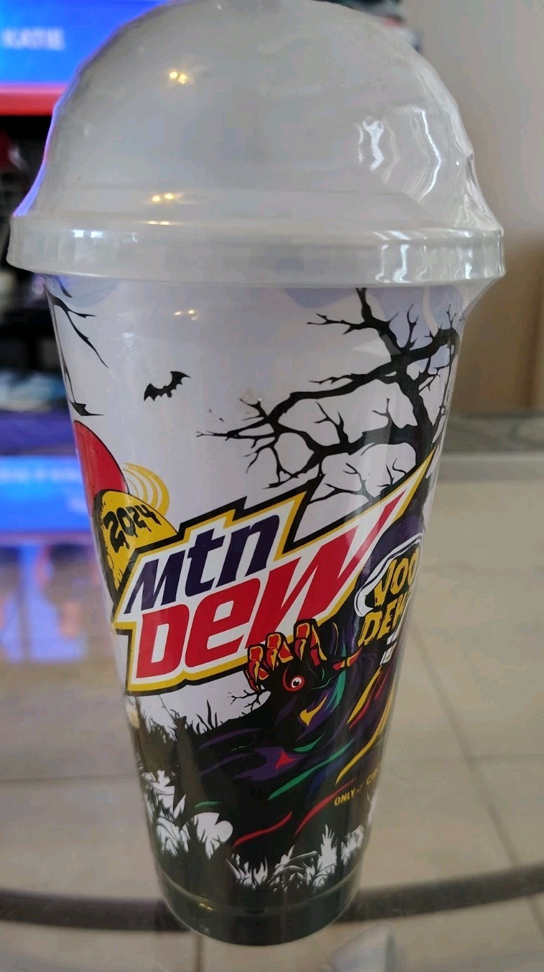 MTN DEW VOODEW 2024 Glow In Dark Color Changing Tumbler Froster Cup Circle K New