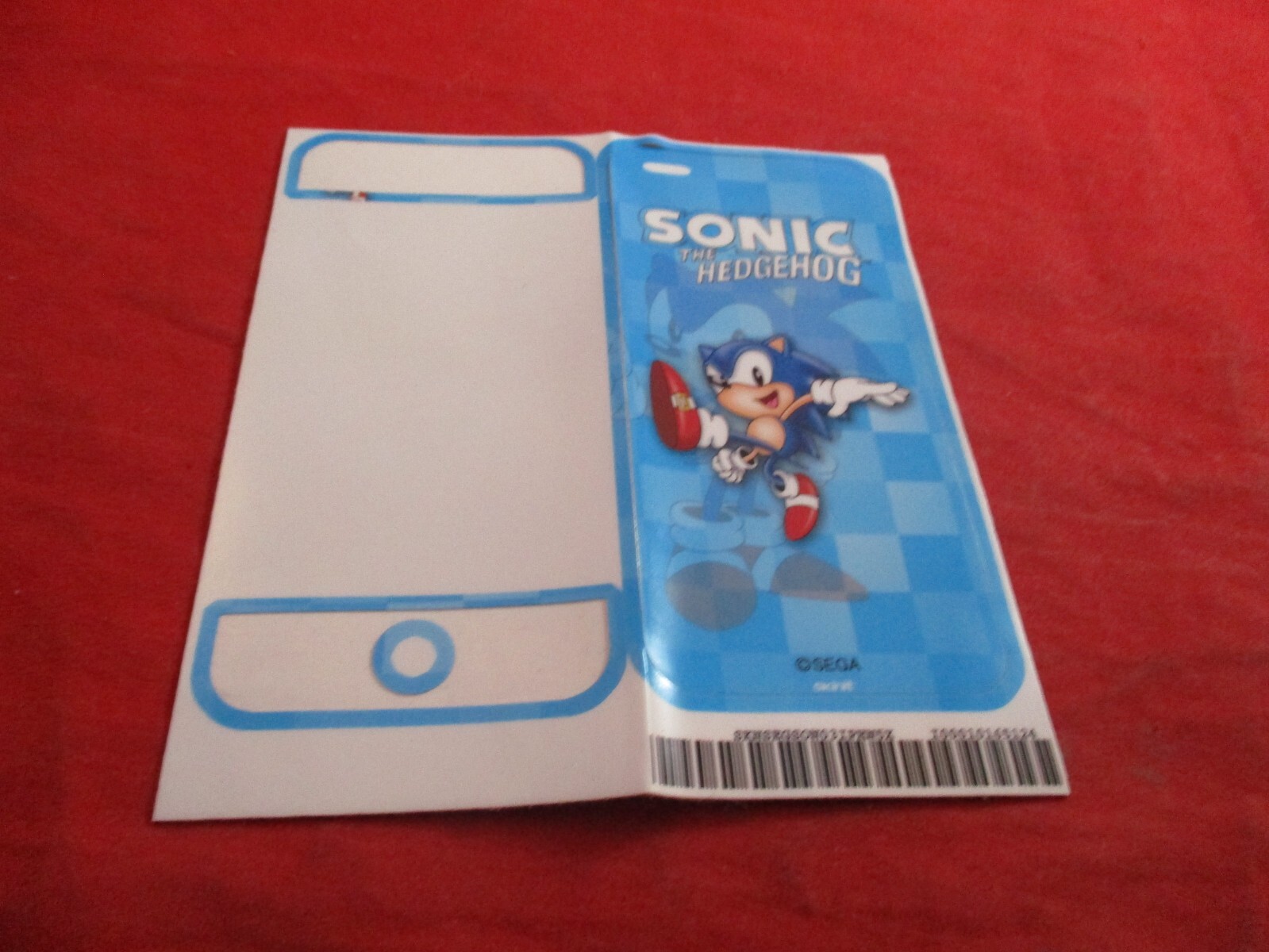 Sonic the Hedgehog Sega Skinit Cell Phone Blue Sticker Skin