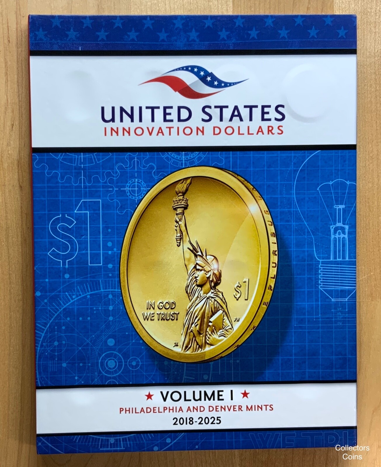 2018 - 2025 58 Coin PD Mint Unc Innovation Dollar Set in Complete Whitman Folder