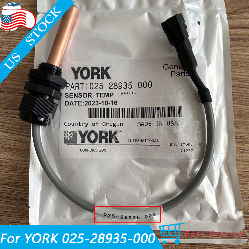 For York 02528935000 025-28935-000 Air Conditioning Water Temperature Sensor