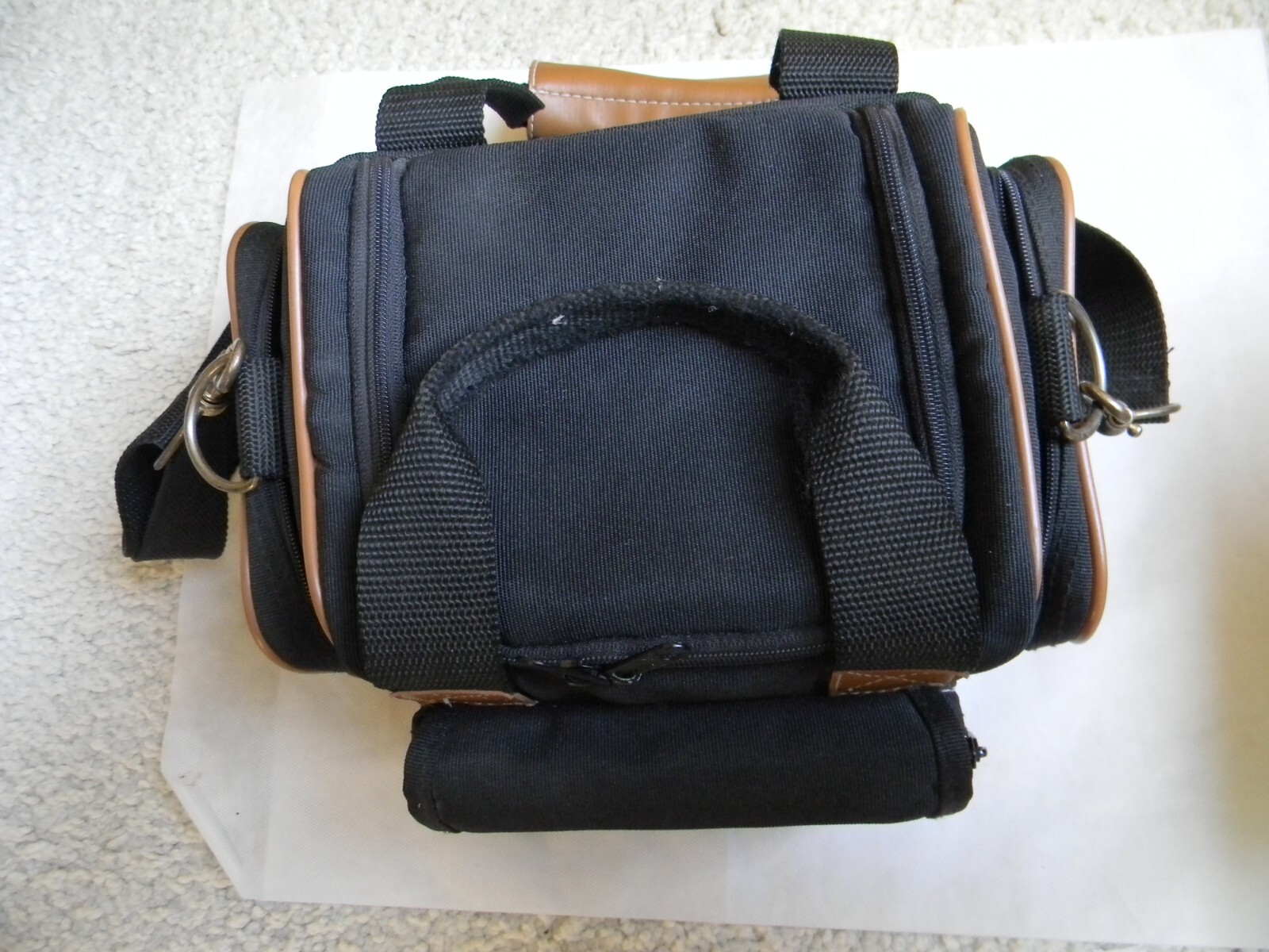 MacGregor Black Camera Padded Bag with Shoulder Strap - Very Good Condition