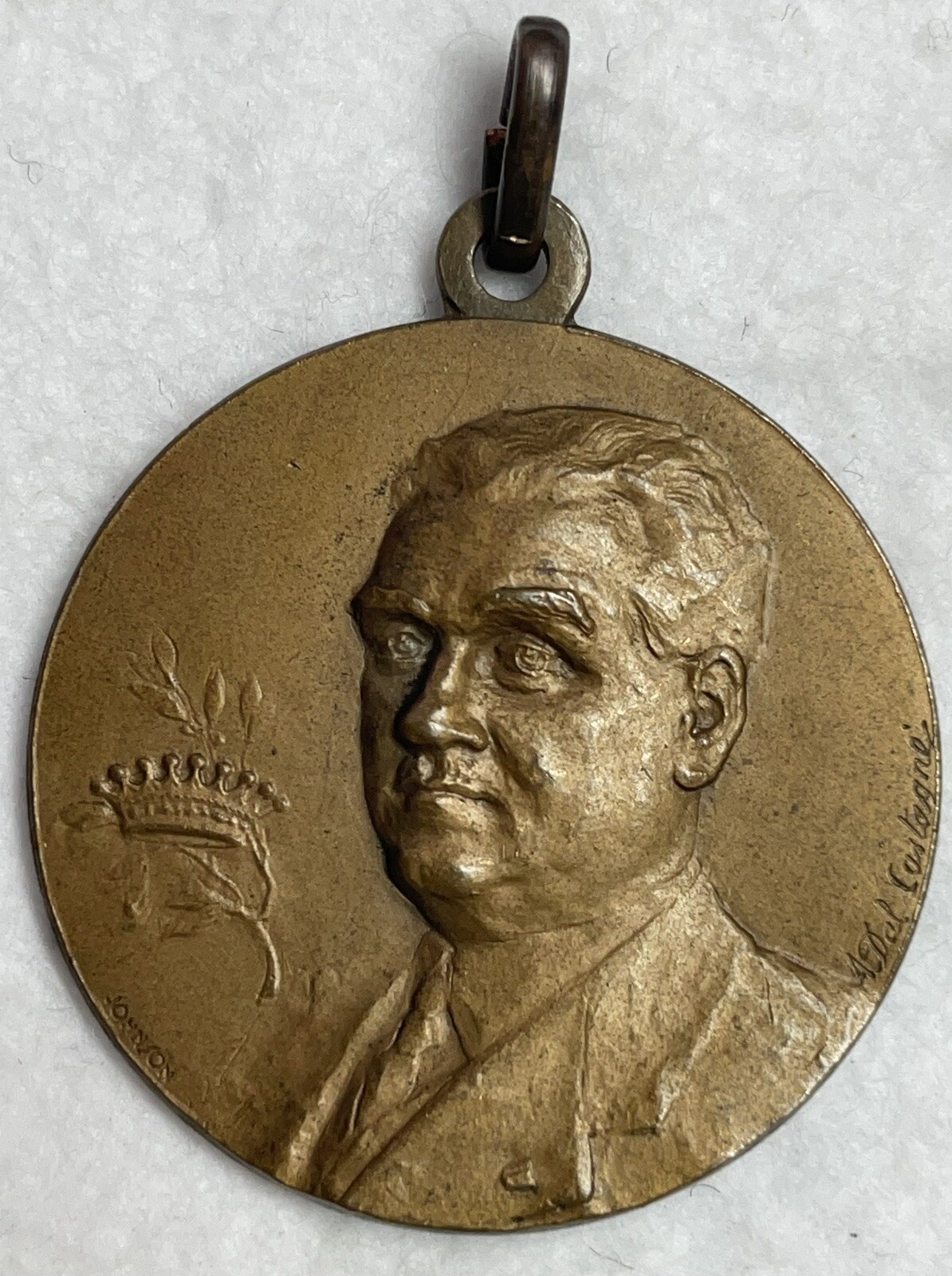 Oreste Rivetti Valle Cervo 1941 Wool Factory Medal