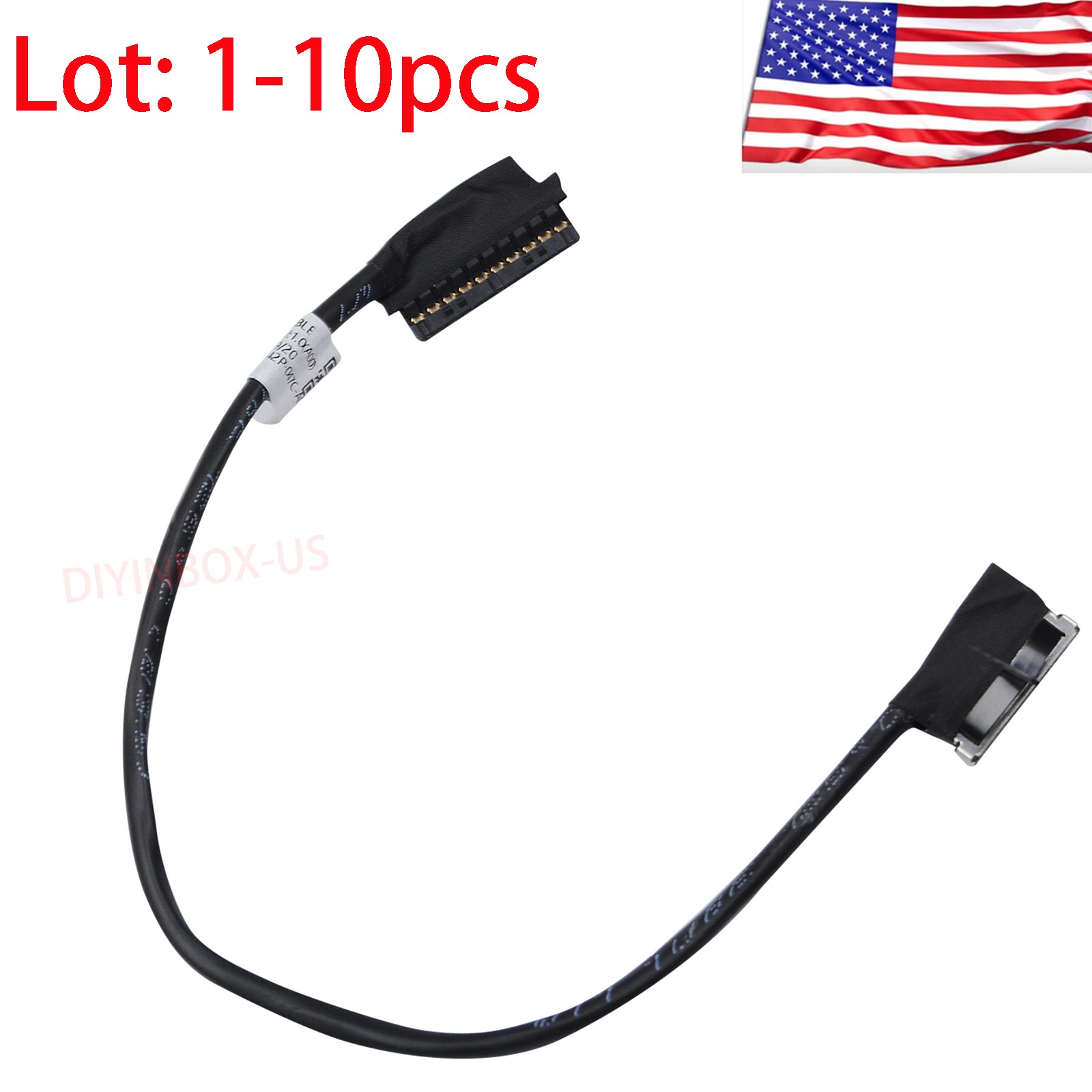 Lot 0VVFNX For Dell Latitude 7400 E7400 EDC40 Battery Flex Cable Wire DC2003AW00