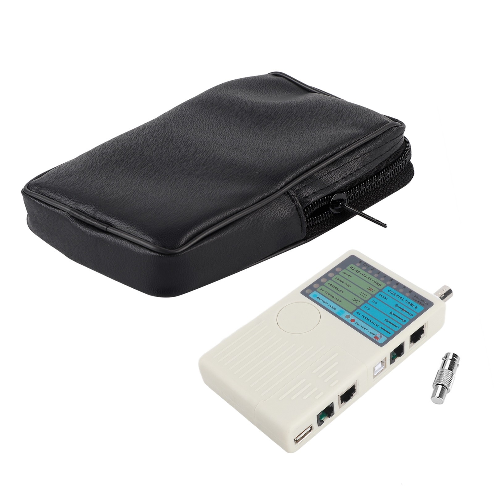 4 In 1 LAN Network Tester Remote RJ11 RJ45 USB BNC For UTP STP Cable Track New