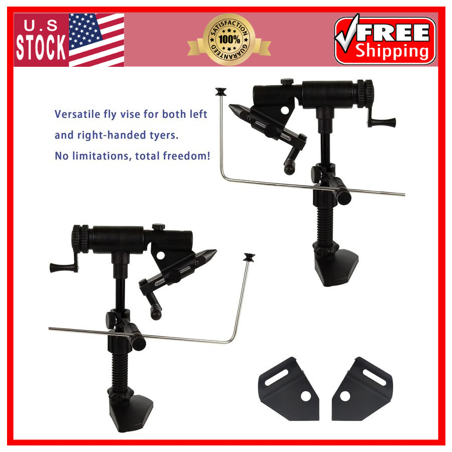 Riverruns II Rotary Fly Tying Vise, 360° Rotation, Ultra-Light & Precise