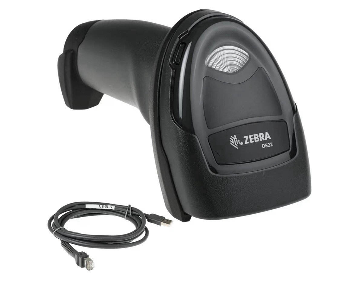 Zebra Handheld Corded Scanner DS2208 - SR00007ZZNA  Brand New