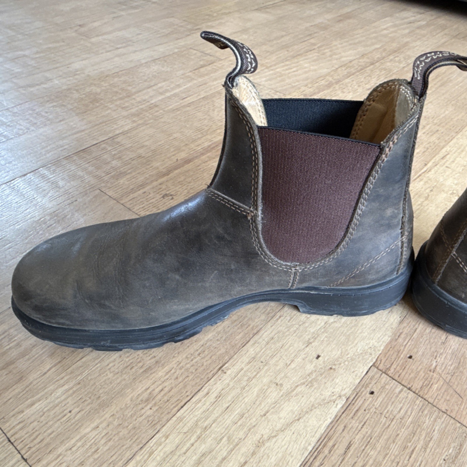 Blundstone Rustic Brown Leather 585 Boots US Men's Size 9 AU size 8