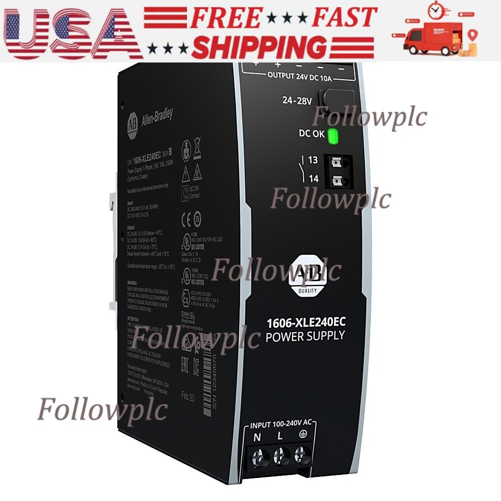 NEW Allen-Bradley 1606-XLE240E Factory Sealed DC Power Supply 1606XLE240E