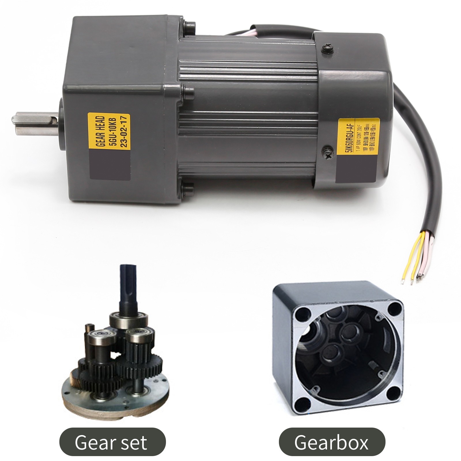 90W AC Gear Motor 110V 135RPM Variable Speed Controller Reducer