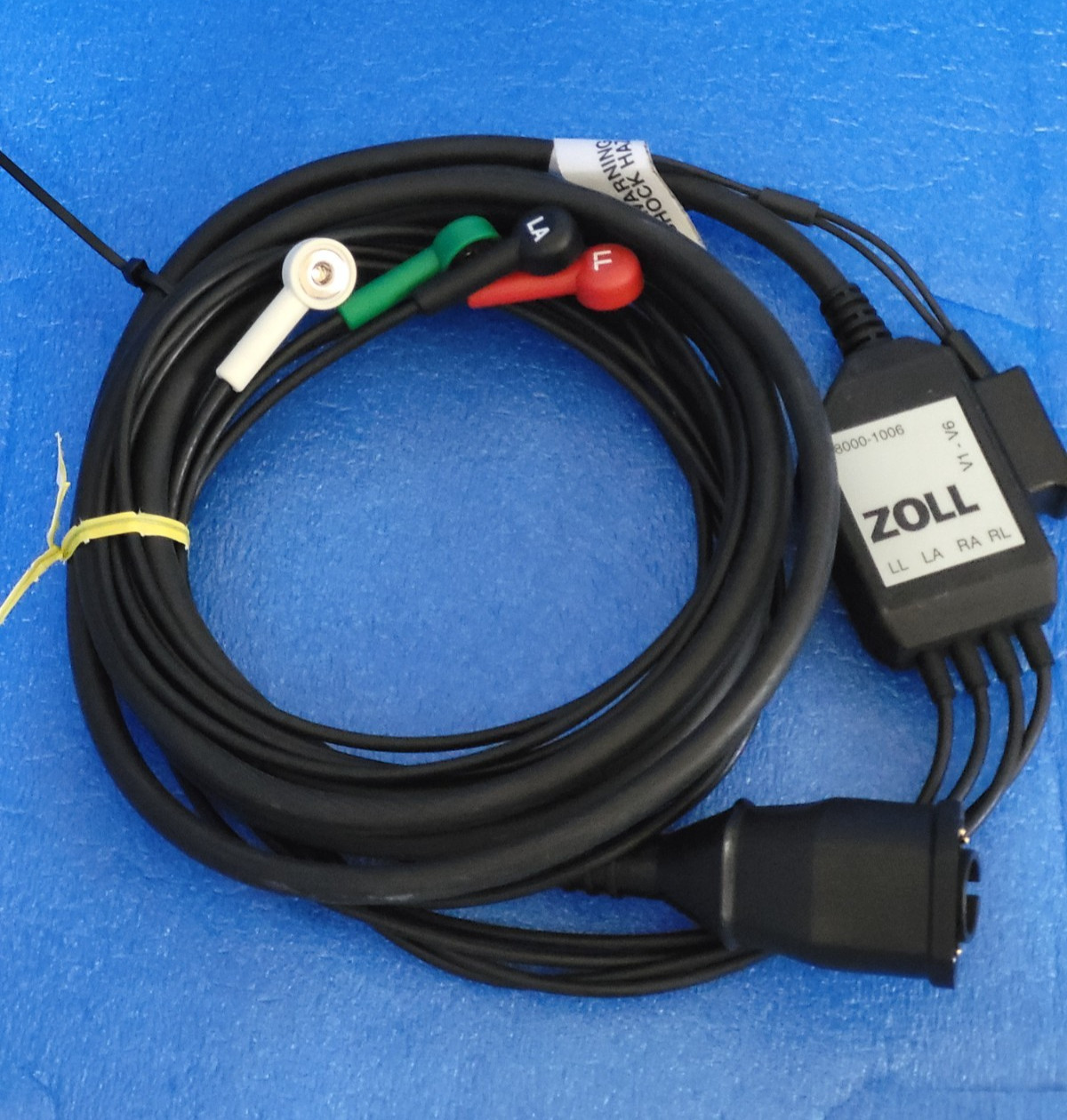 Zoll E Series & M Series CCT ECG 12 Lead Patient Cable Limb Lead Trunk 8000-1006