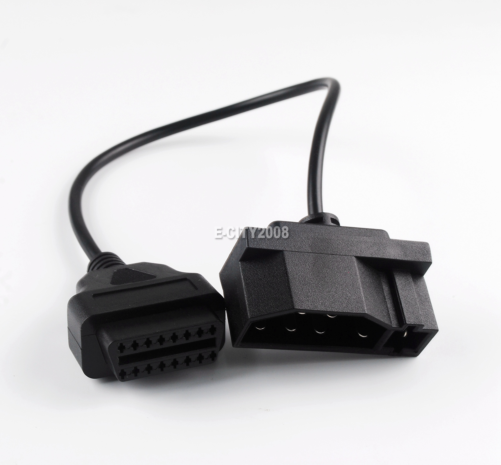 For Ford 7 Pin OBD1 to OBD2 Cable Adapter Code Reader Scanner Engine Repair Tool