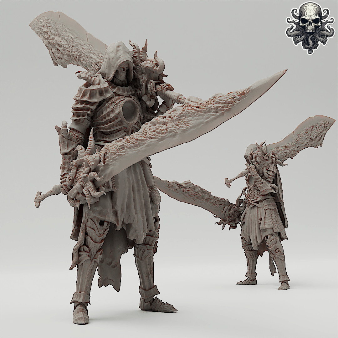 Fallen Knight Greatsword - Realsteone - Terrain Wargaming D&D DnD 32mm 40mm 54mm