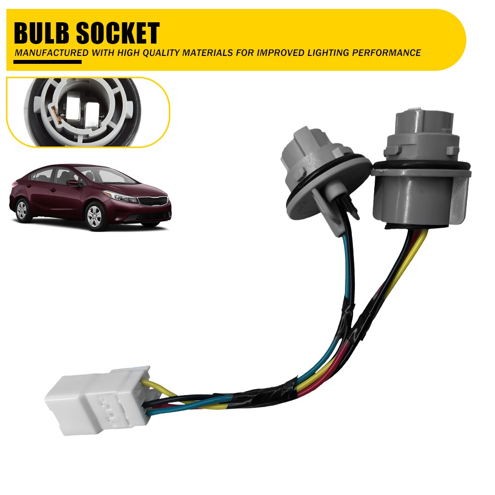 Tail Light Harness Wiring Fit Kia 2017-2018 Forte Pre-wired Socket Copper