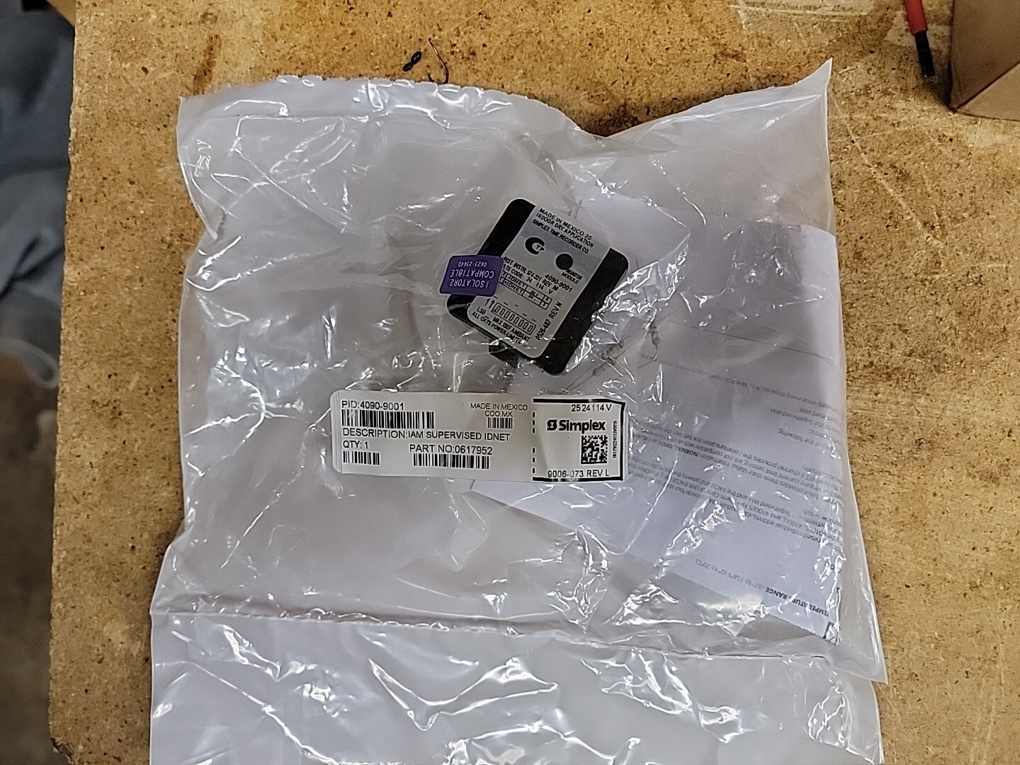 NEW SIMPLEX 4090-9001 IAM SUPERVISED IDNET MODULE