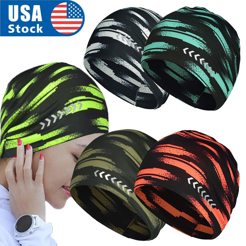 Men's Women's Winter Windproof Beanie Hat Cycling Running Sports Warm Skull Cap