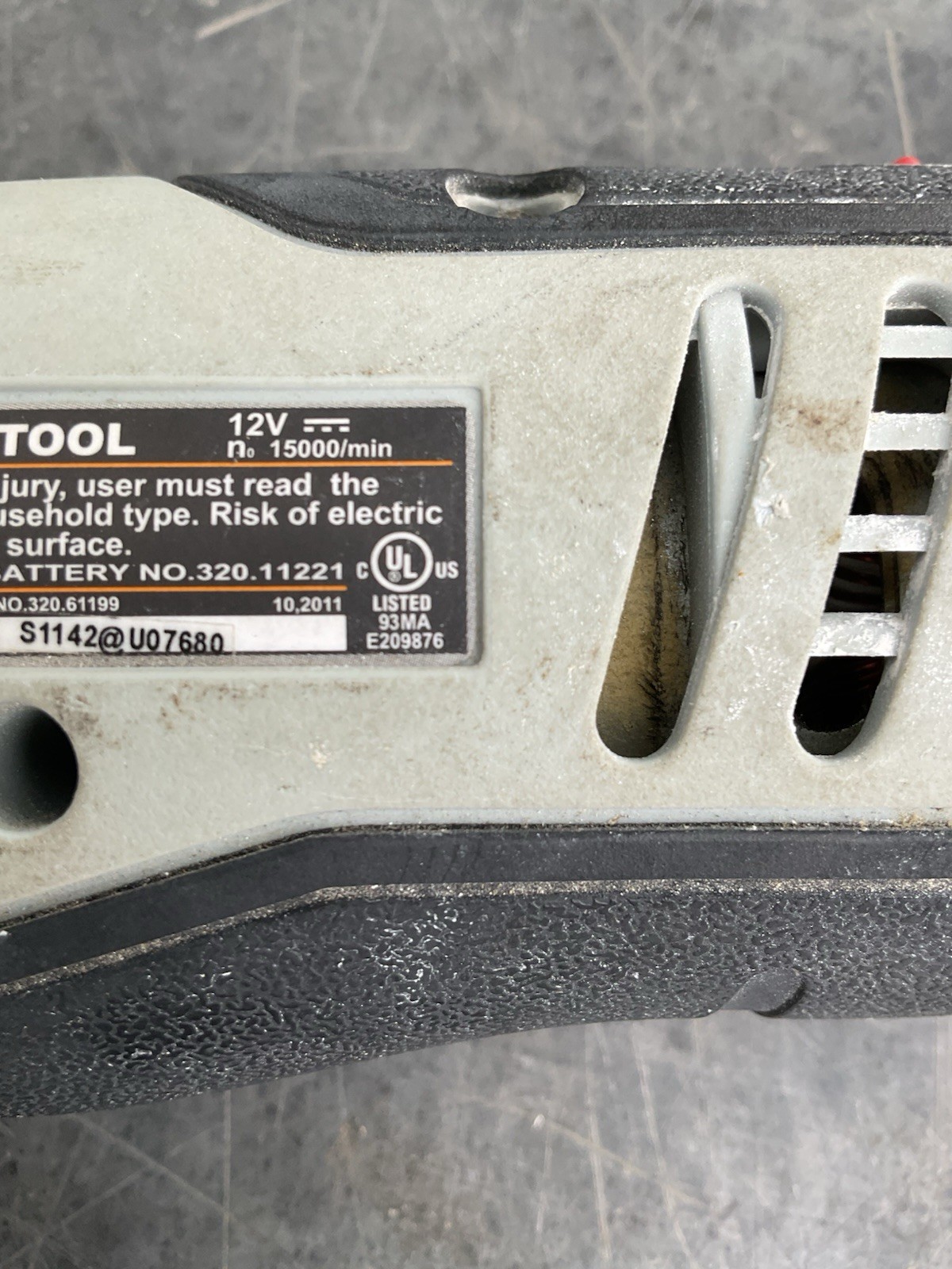 Craftsman Nextec Multi-Tool 12V Model 320.61199 Tool Only Untested