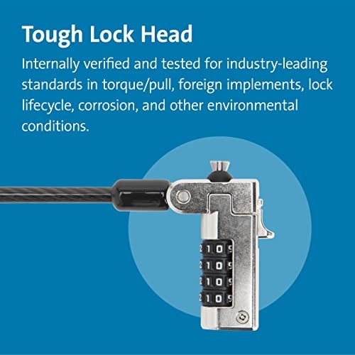 Kensington N17 Dell Laptop Computer Lock Security Locking Cable Combination