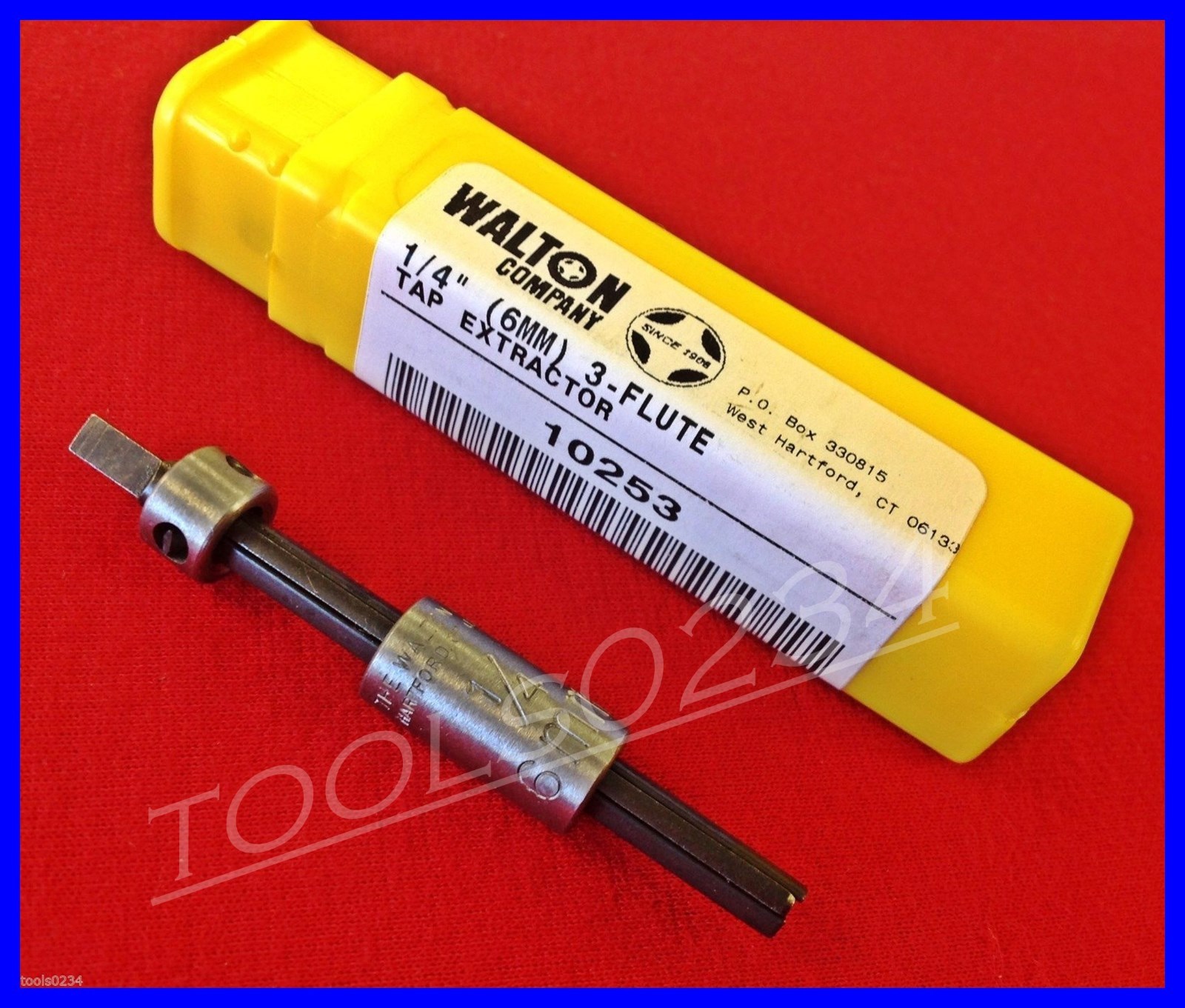 1/4" 6mm Walton 10253 Tap Extractor 3 Flute USA