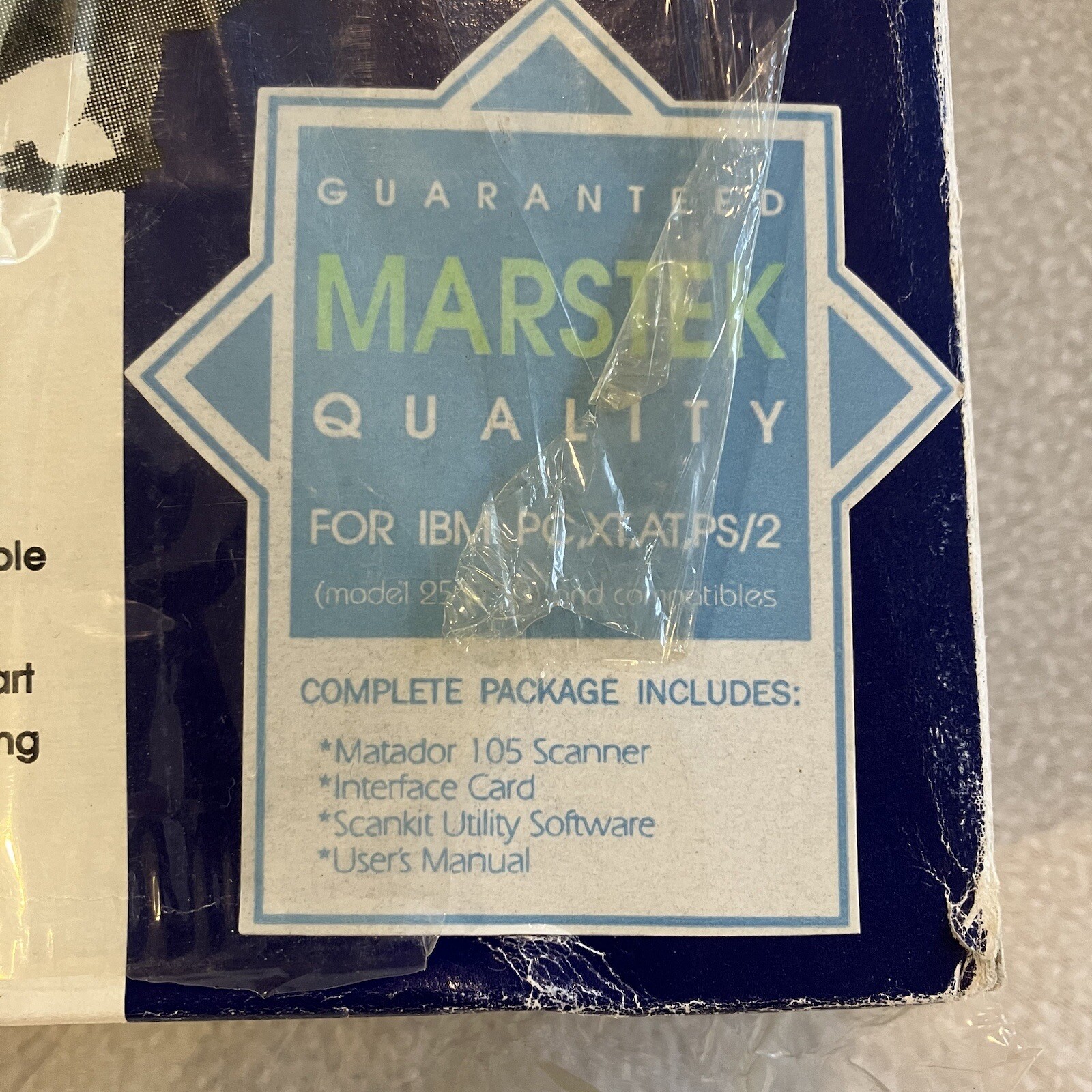 Matador 105 Handheld Scanner PS/2 Personal Scanning System Gray Scale Emulation