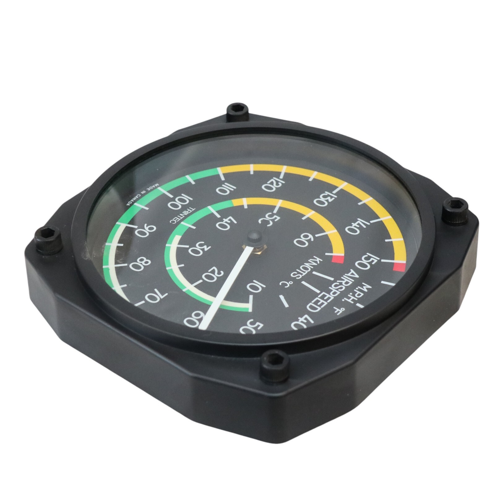 Trintec Aviation Airspeed Instrument Thermometer Fahrenheit/Celsius Wall 6.5"