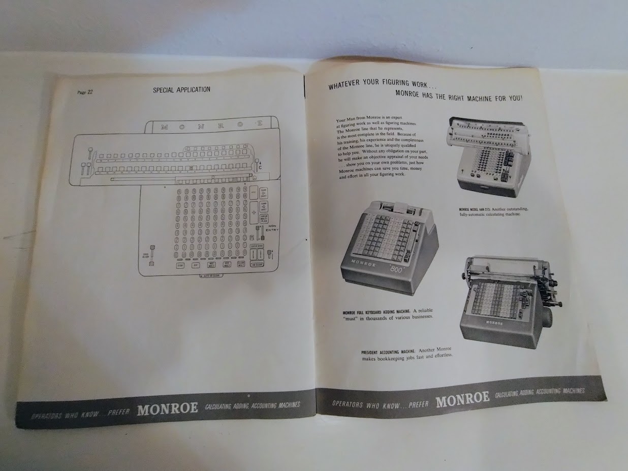 Monroe Monro Matic 8N Operating Instruction Manual