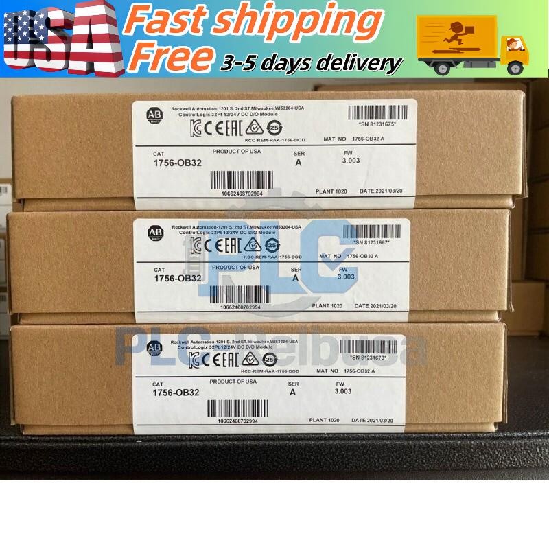 New Sealed AB 1756-OB32  ControlLogix 32 Point DO Module 1756OB32 US Free Tax