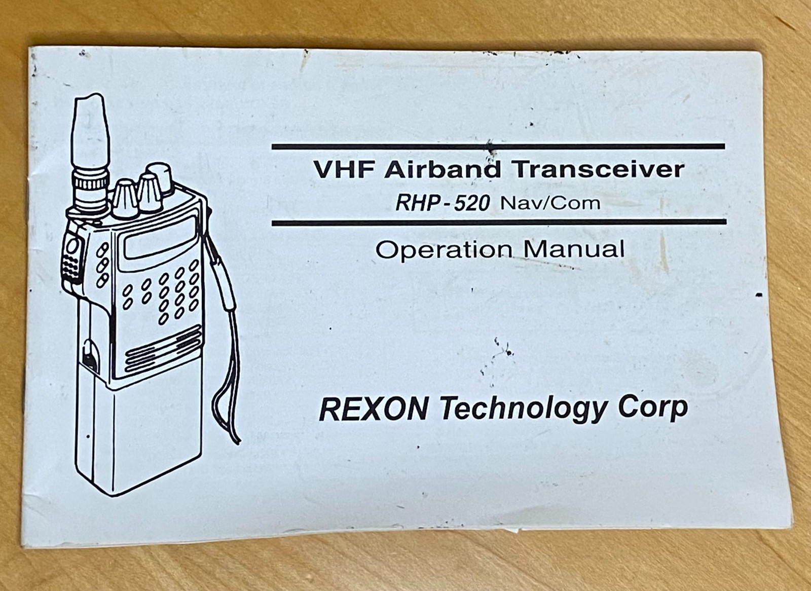Rexon RHP-520 NAV COM AIRBAND TRANSCEIVER Like New