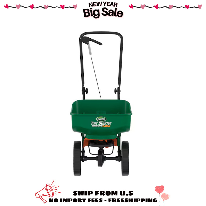 Scotts Turf Builder EdgeGuard Mini Broadcast Spreader 15-lb Capacity Compatible