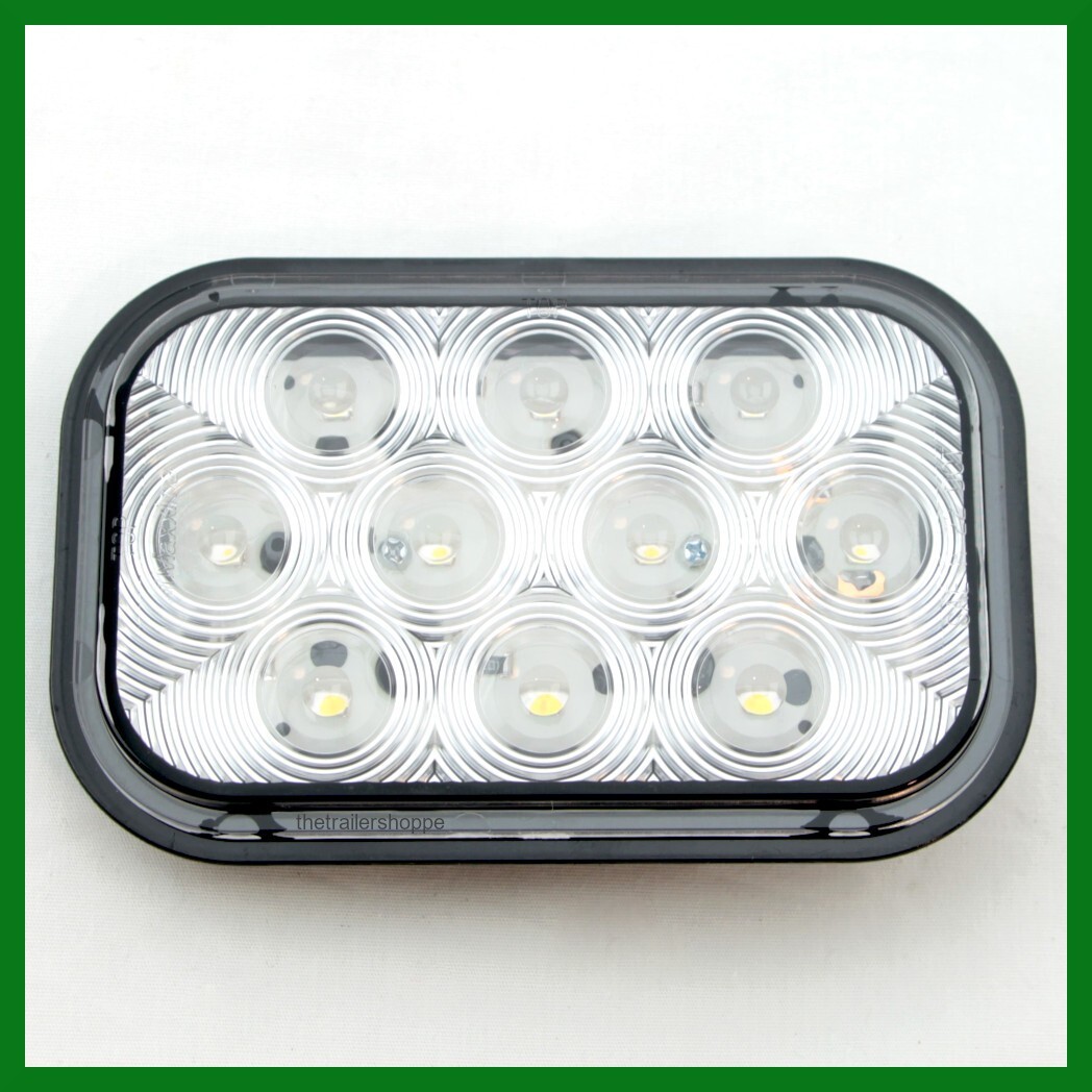 18 LED 3X5 Rectangular White Back up Maxxima Light Reverse M42213
