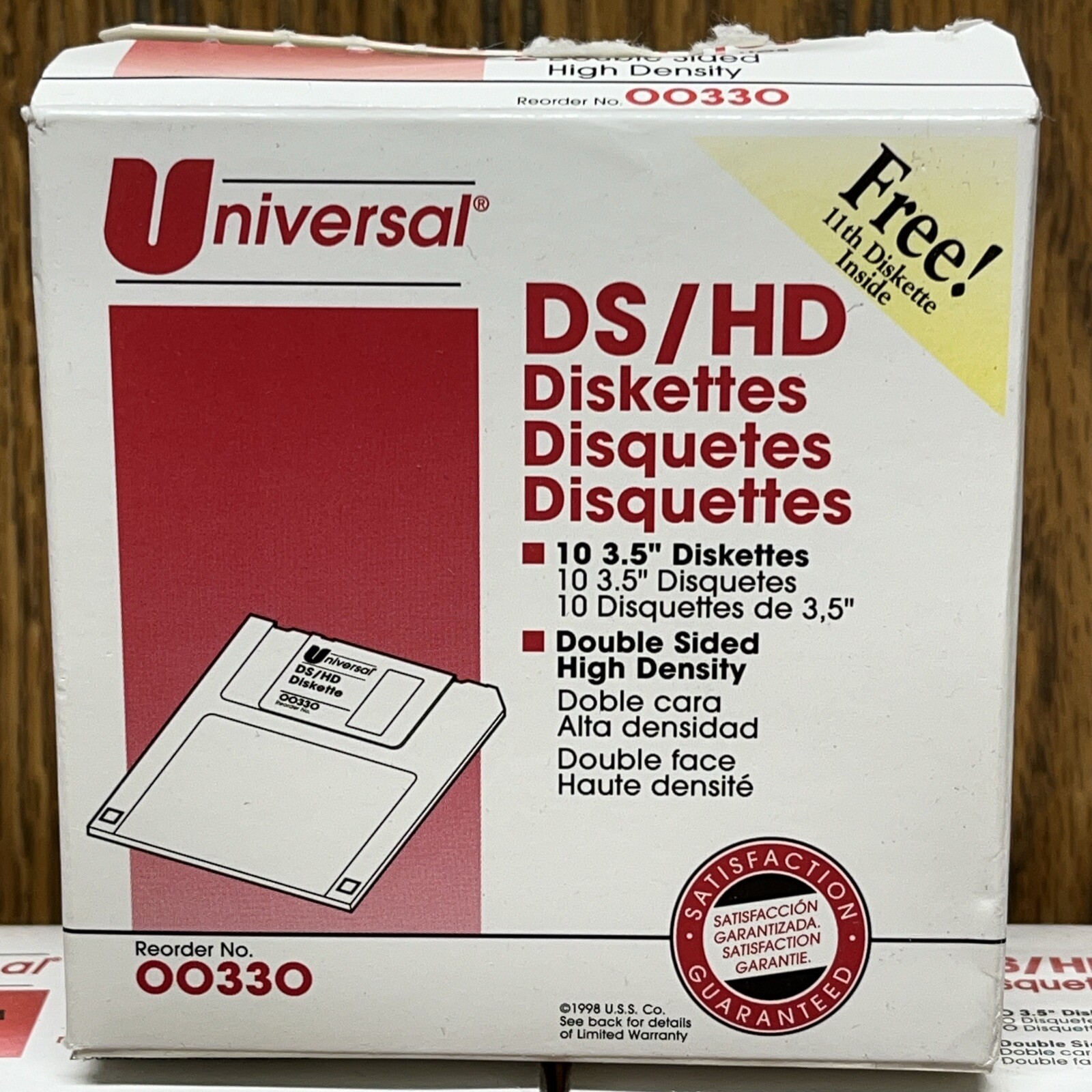 Universal High Density IBM Formatted 3.5” 2 - 10 Pack DS/HD Floppy Discs