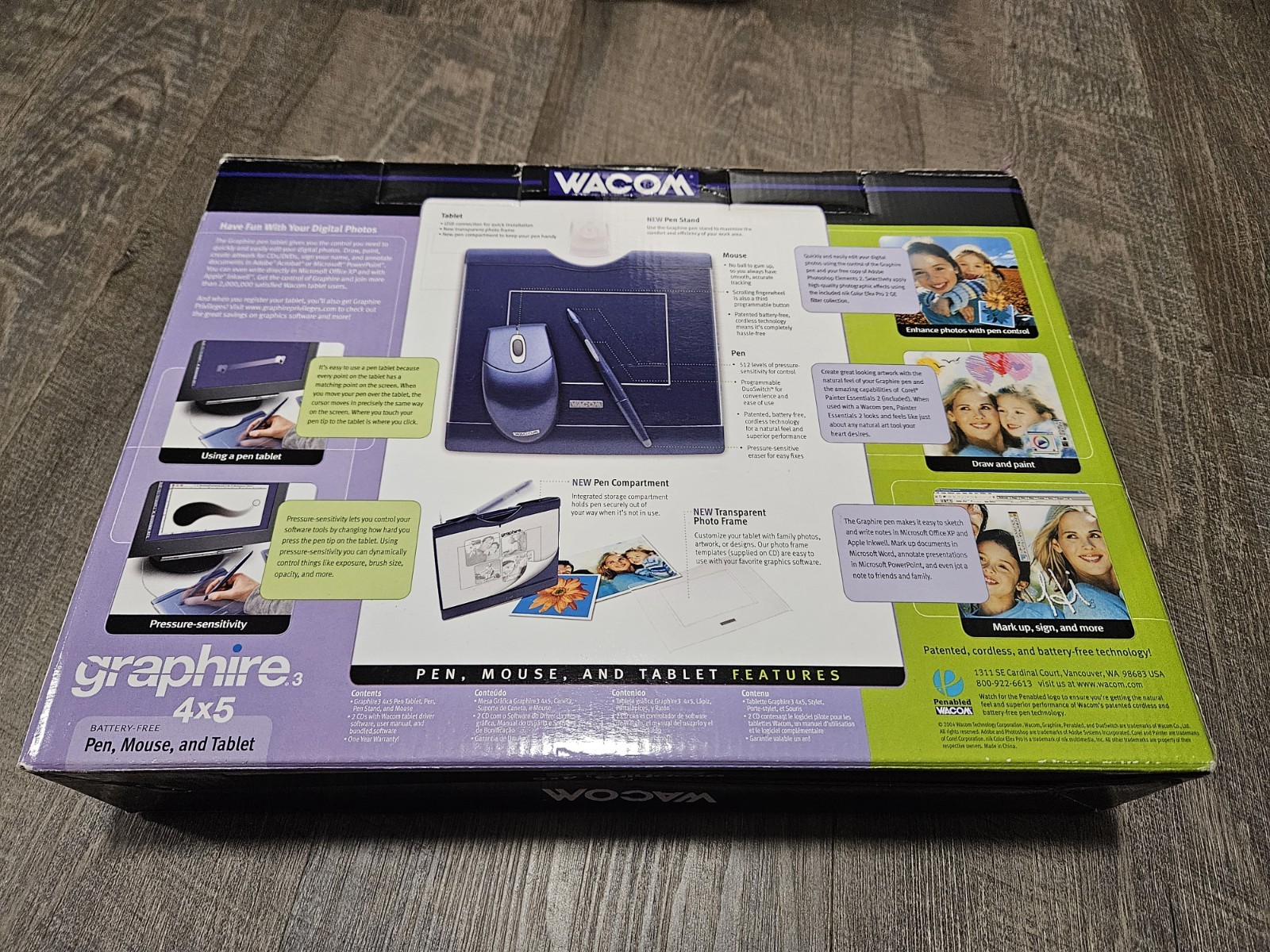 wacom graphire 3 graphic pad 4x5