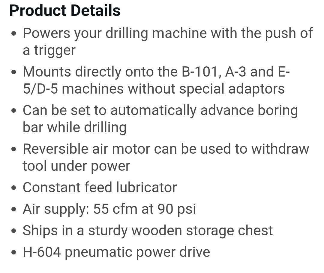 Mueller Model H604 Model 4 Pneumatic Tap Machine